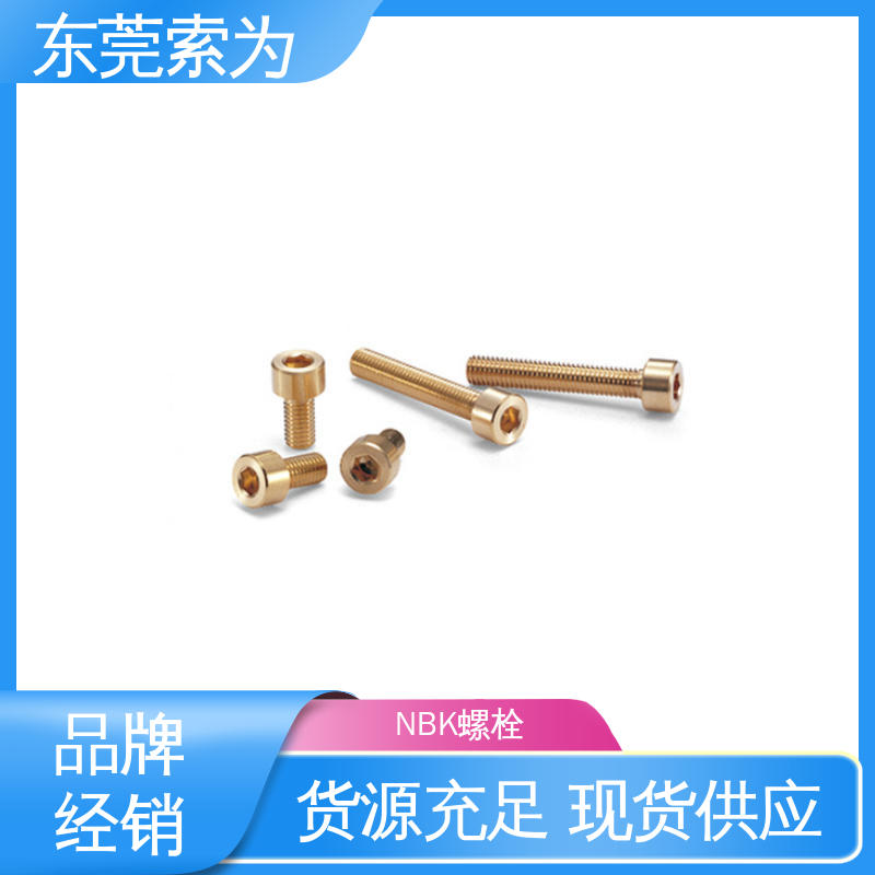 供应 NBK磷青铜内六角圆柱头螺栓 抗腐蚀 半导体电子设备用