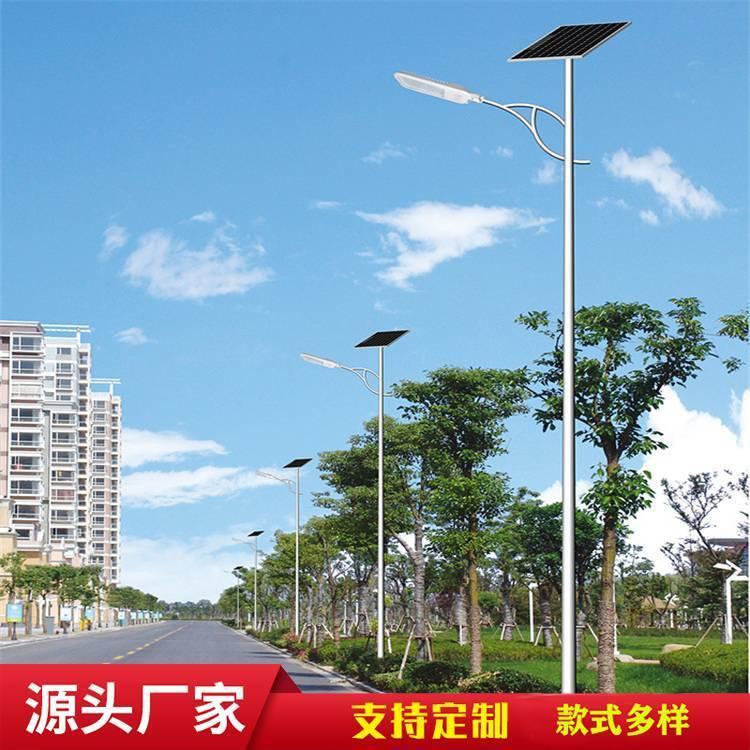 工程高杆灯 室外感应太阳能一体路灯带杆照明灯