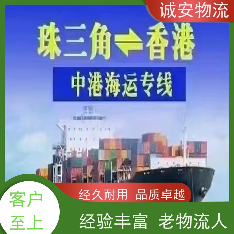 诚安物流40尺自备柜深圳到澳门专人跟单一天到