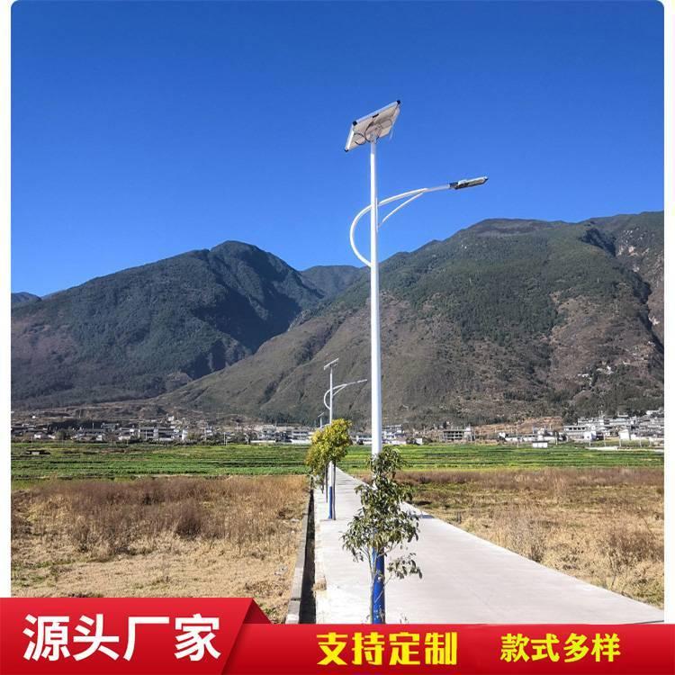 捷翔加厚烤漆工艺灯杆 公园新农村工程100w一体化太阳能路灯
