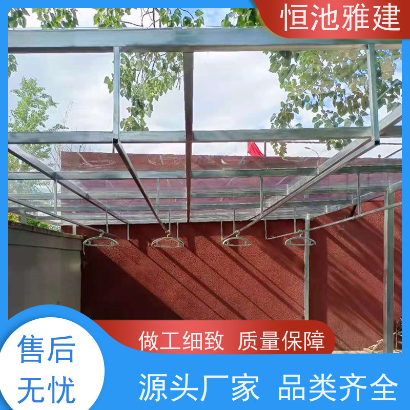 恒池雅建 别墅使用 阳光棚设计 规格齐全配送及时