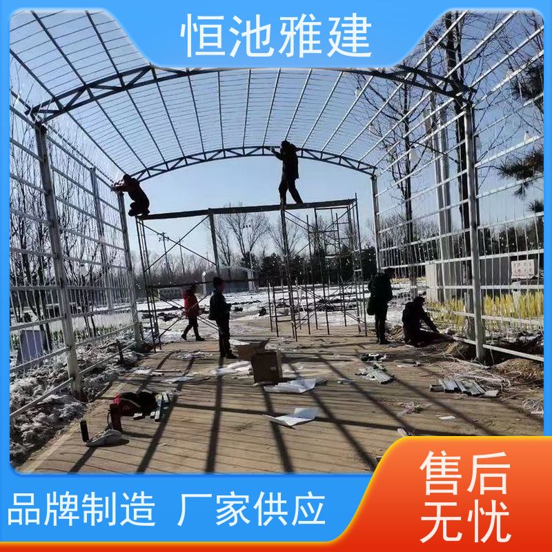 恒池雅建 农用种植 耐力板雨棚 型材供应经销商