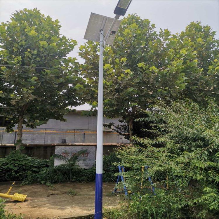 捷翔户外照明6米太阳能路灯50W光源热镀锌喷塑不生锈