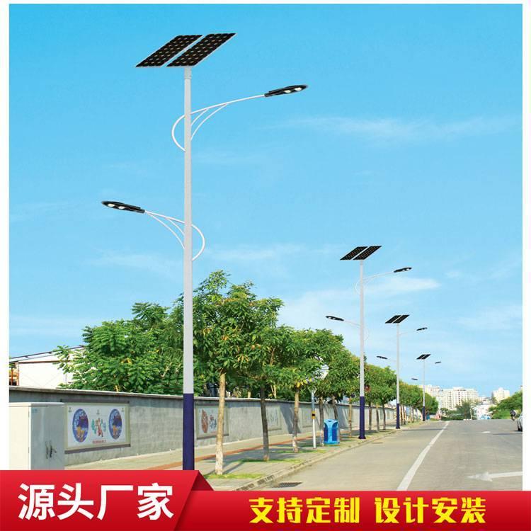 捷翔照明户外道路照明太阳能路灯热镀锌钢管焊接静电喷塑