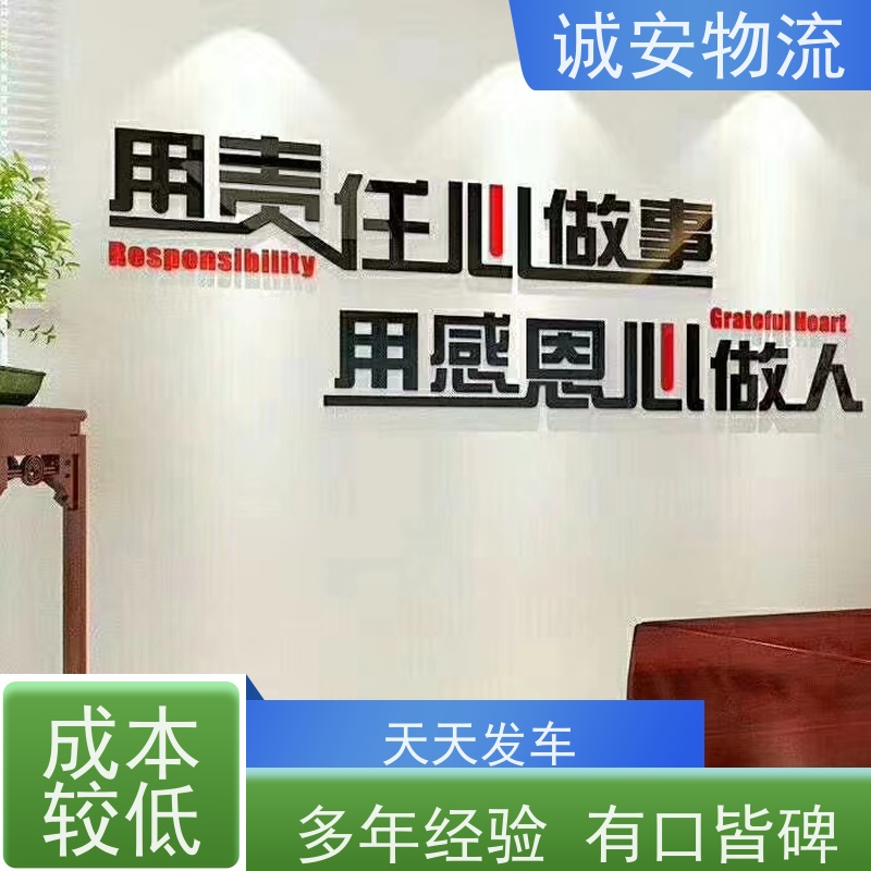 诚安物流吊臂车阳江到东莞专人跟单随时发车