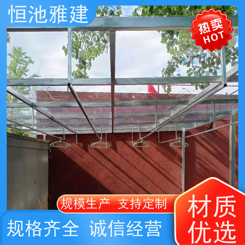 恒池雅建 PC阳光板温室 阳光板雨棚 规格齐全配送及时