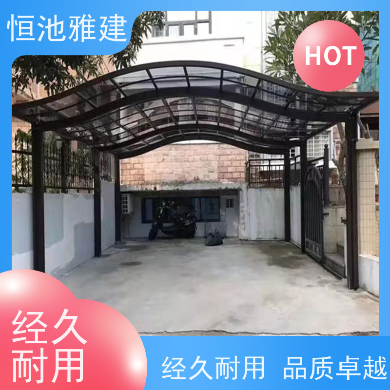 恒池雅建 PC阳光板温室 阳光板雨棚 材料施工一站式服务