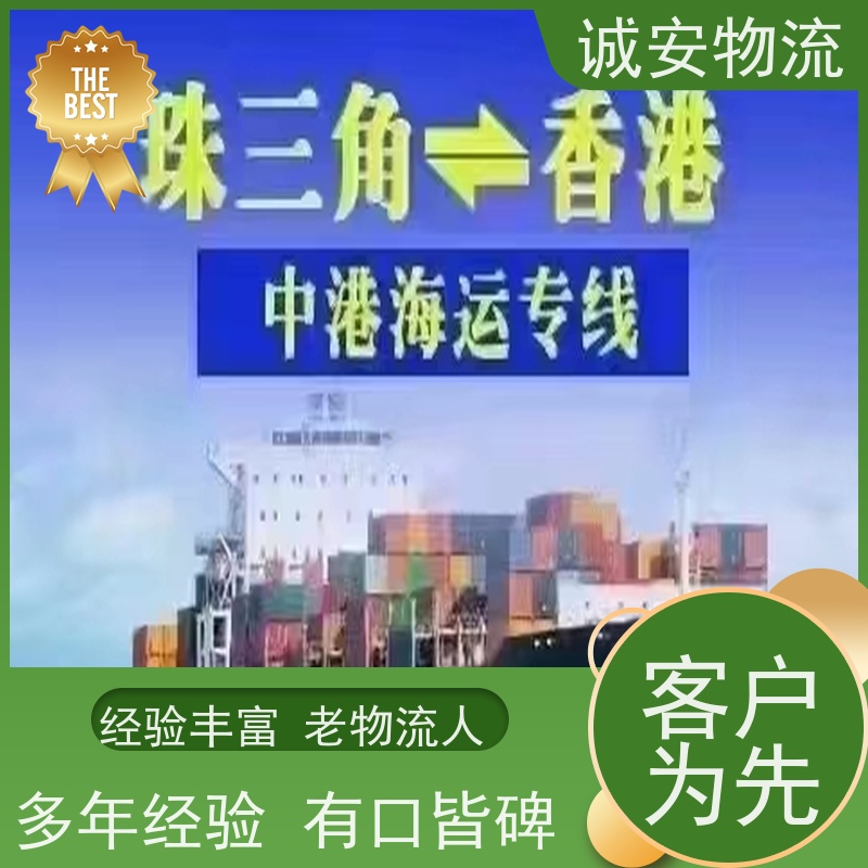 诚安物流3吨车盐田拖柜一般贸易买单报关次日到