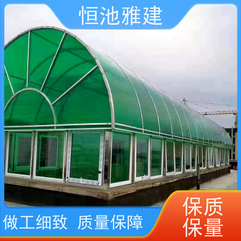恒池雅建 上门安装 阳光板雨棚 规格齐全配送及时