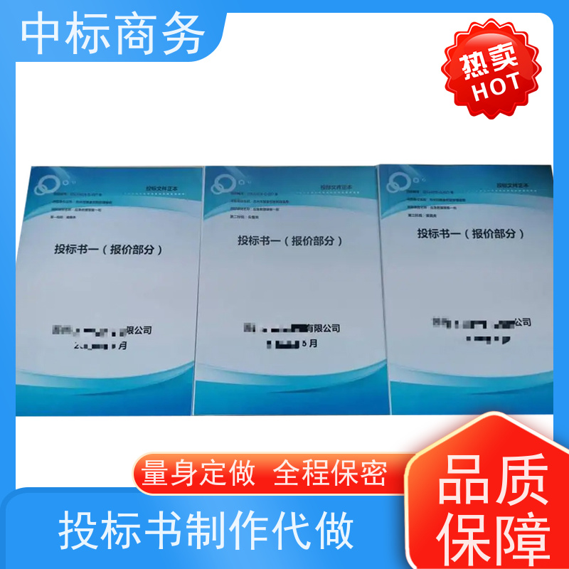 中标商务 四 川 代写代做投标书 优秀的排版设计 一对一服务 满意为止