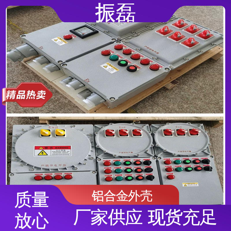 振磊 外壳铝合金材质 生产厂家 化工厂 加油站 bxm防爆照明动力配电箱