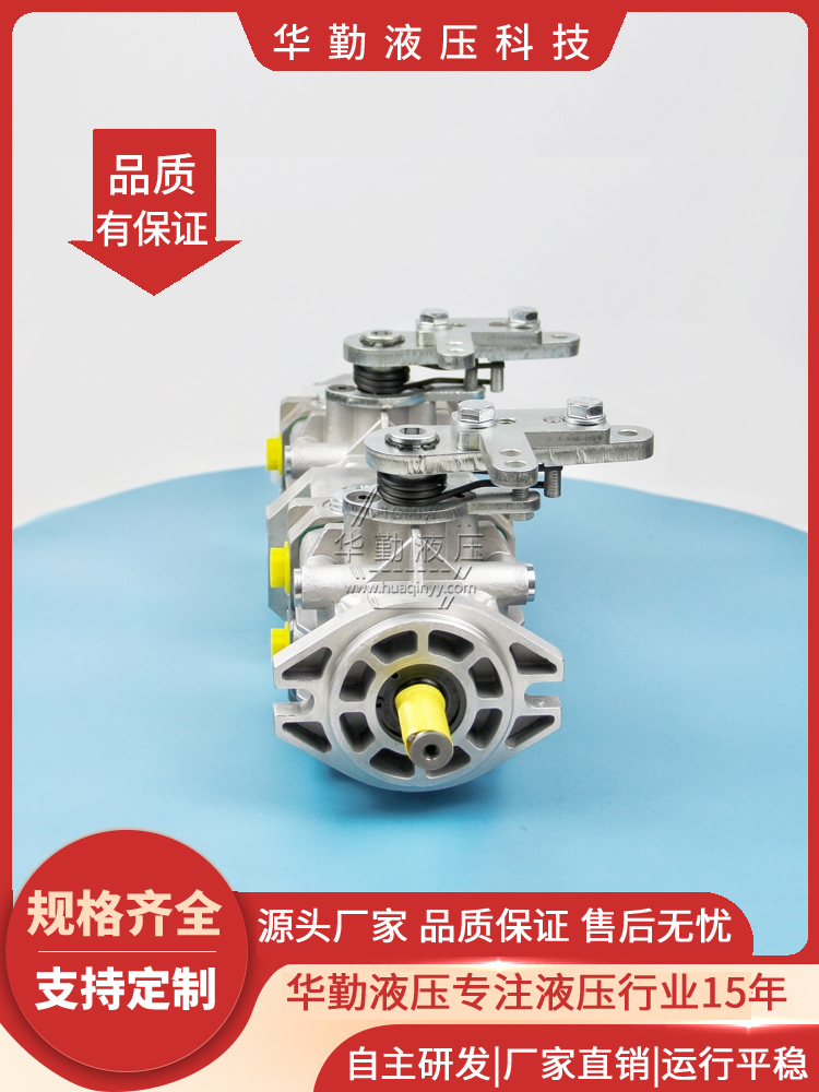 华勤液压 低噪音，高效率，易安装 双联变量柱塞泵