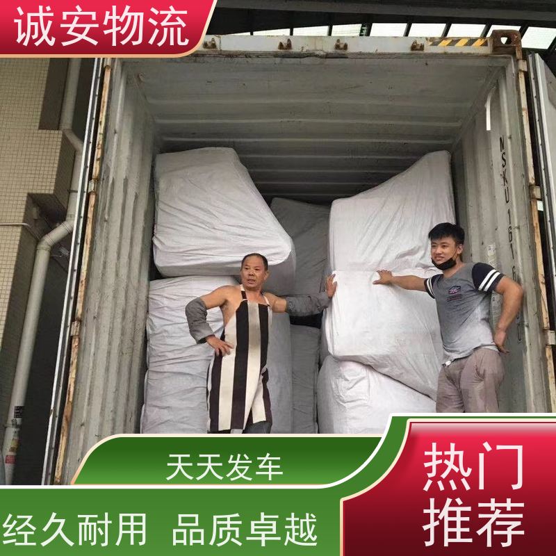 诚安物流吊臂车河源到香港陆运送货到门随时发车