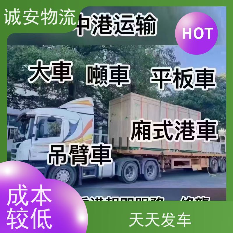 诚安物流5吨车 深圳至义乌专线 报关快捷 隔天必达
