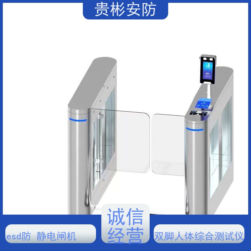 贵彬安防 闸机门禁系统 防静电摆闸 单向/双向通行 货源充足