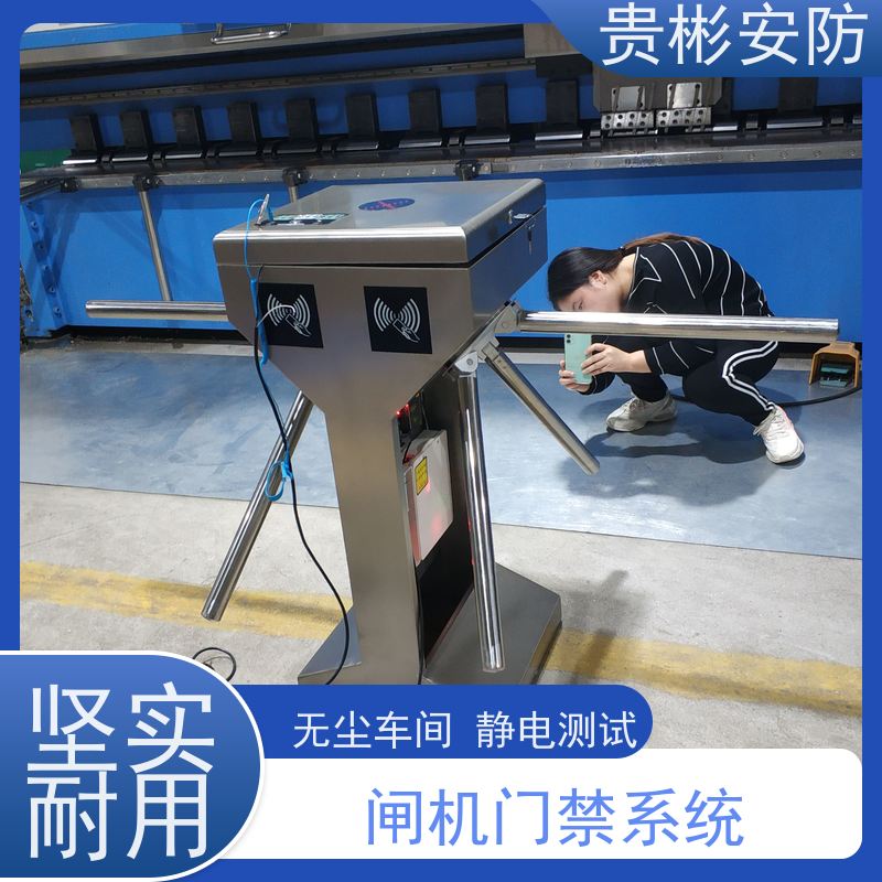 贵彬安防 电子厂车间 esd静电测试摆闸 单向/双向通行 全国供应