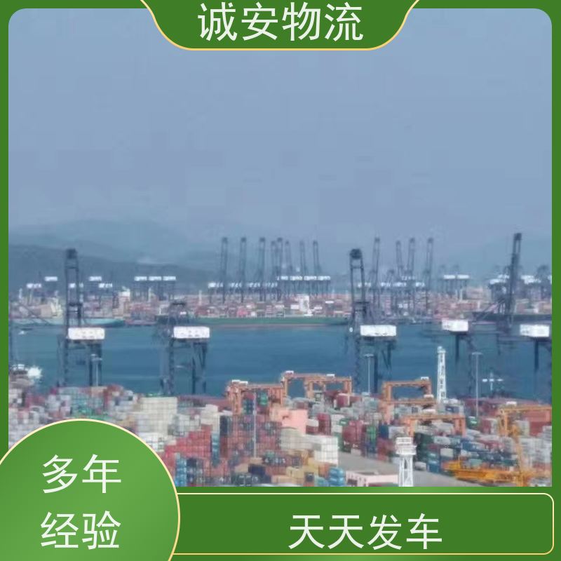 诚安物流吊机车河源到东莞一般贸易买单报关次日到