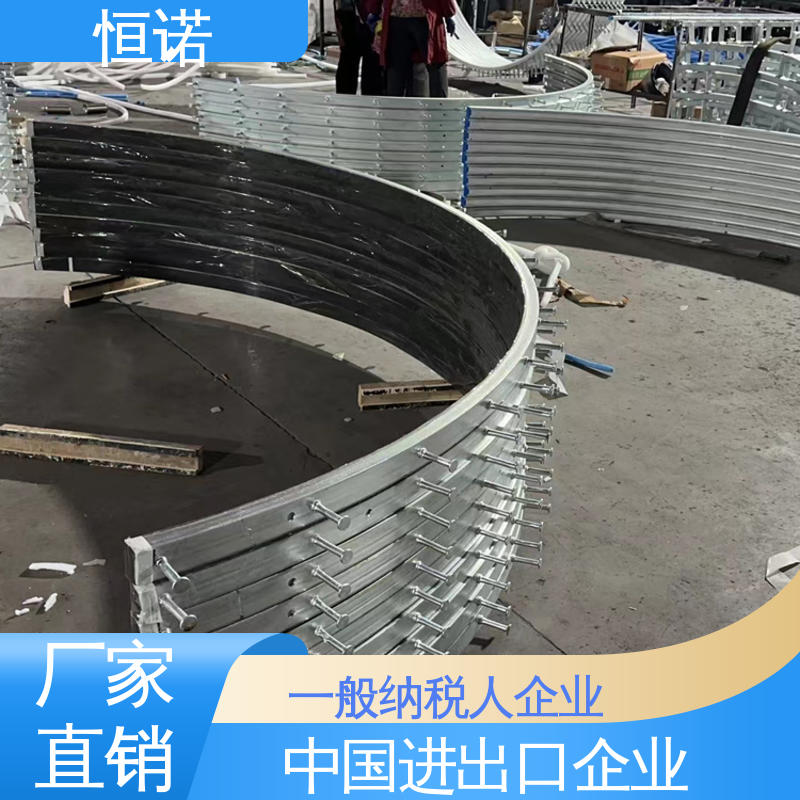 来图加工 厂家供应 热镀锌弧形预埋槽道 牢固耐用 恒诺