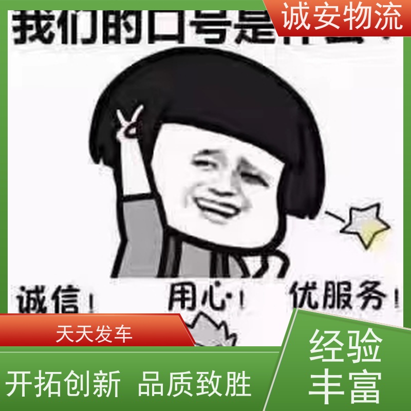诚安物流平斗车东莞到南宁陆运送货到门次日到