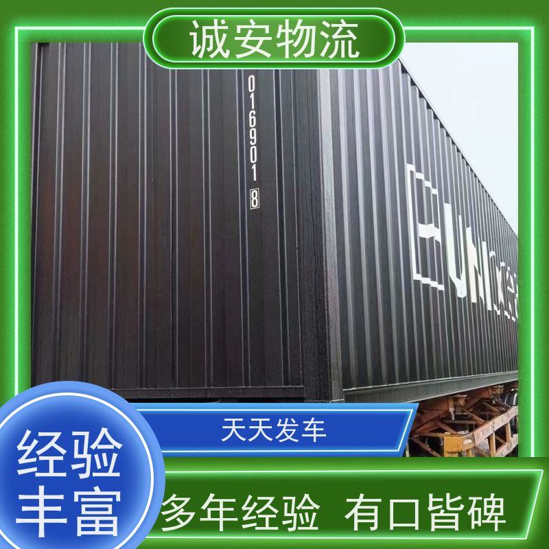 诚安物流40尺自备柜东莞到广州进口报关次日到