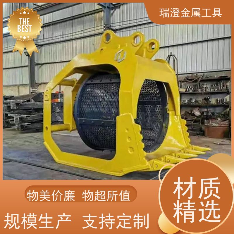 瑞澄挖机属具 矿石分级 滚筒筛机 连续作业 厂家供应