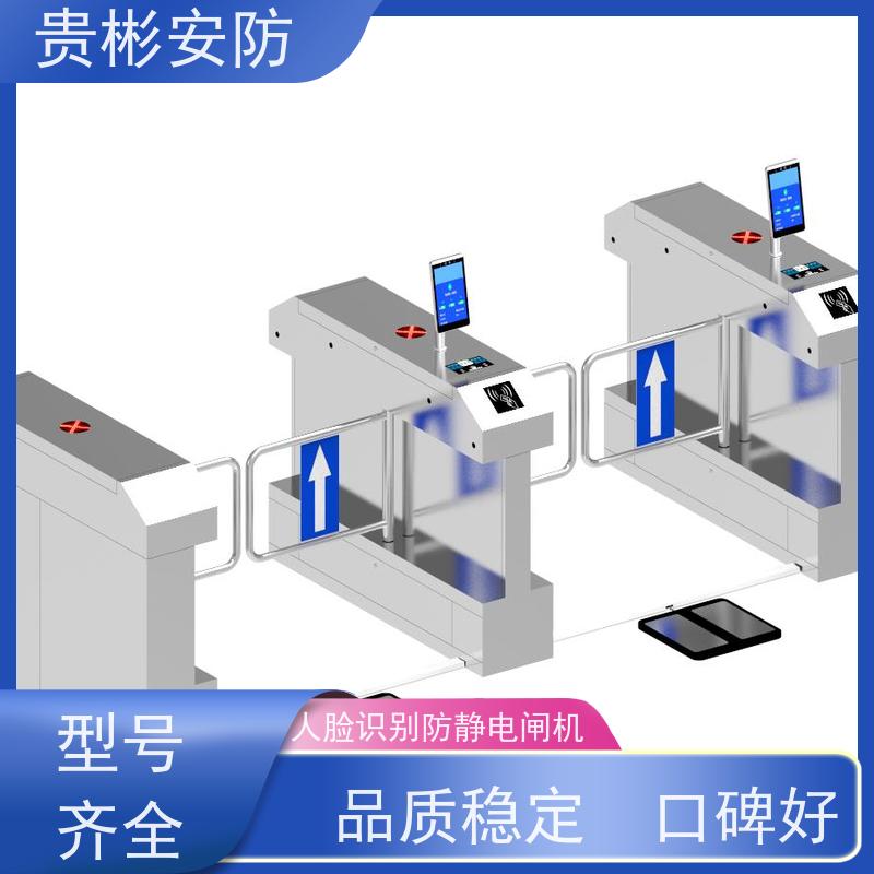 贵彬安防 门禁考勤通道闸 esd防静电摆闸 人脸/刷卡 红外对射 全国供应
