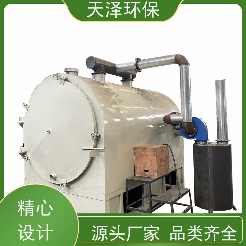 天泽 竹片卧式炭化炉 成炭品质高 配套齐全 1530型