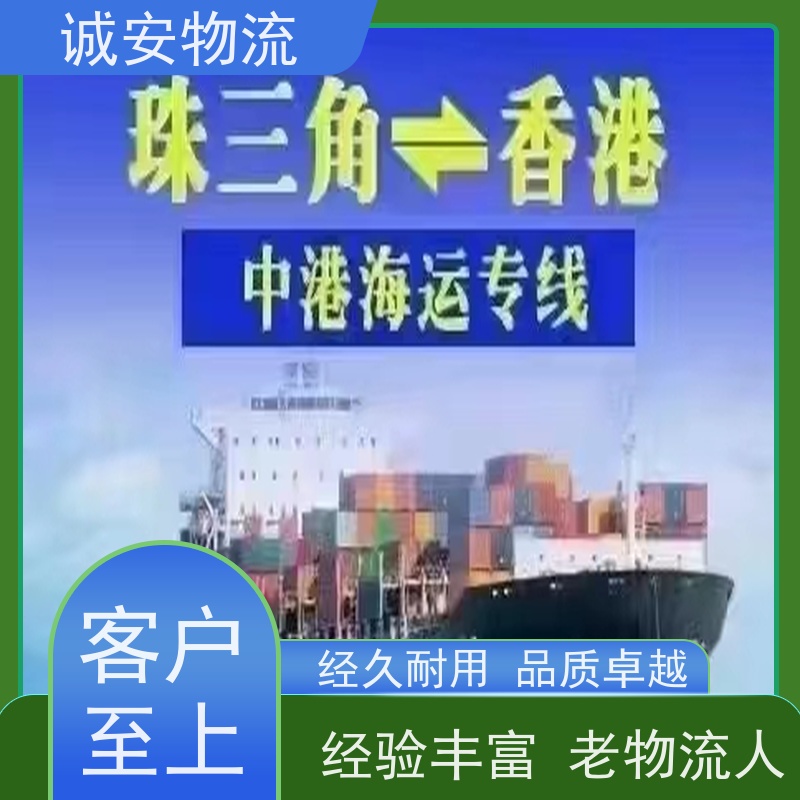 诚安物流8吨车深圳到澳门一般贸易买单报关半天到