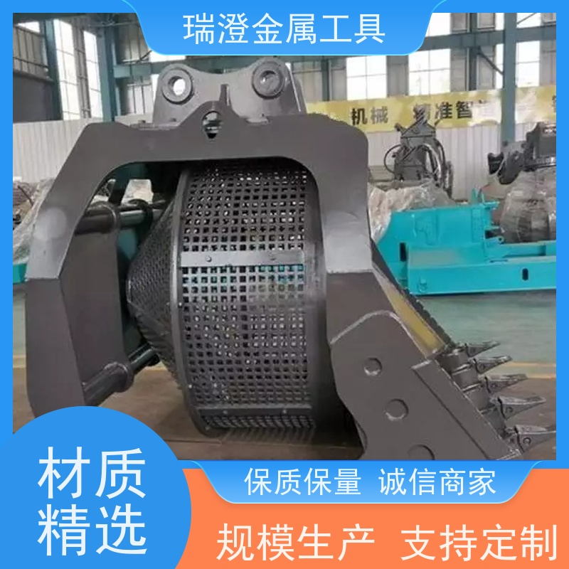 瑞澄挖机属具 矿石分级 滚筒筛设备 高效均匀 厂家供应
