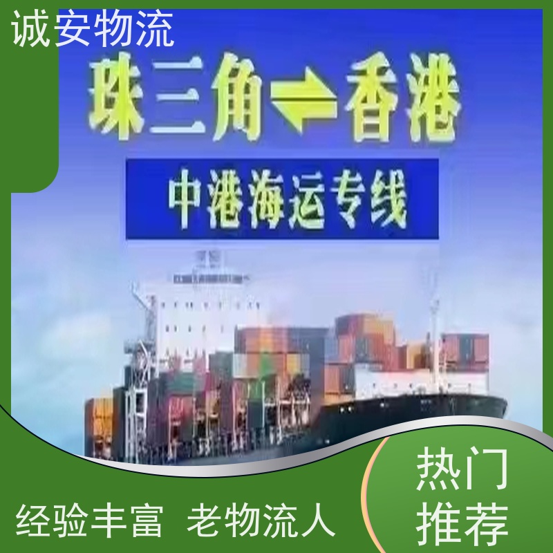 诚安物流45尺自备柜大陆内地出口可以运一天到