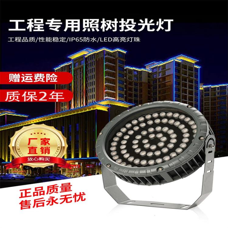 超亮户外车轮投光灯室外照明防水led射灯远程建筑景观庭院插地灯