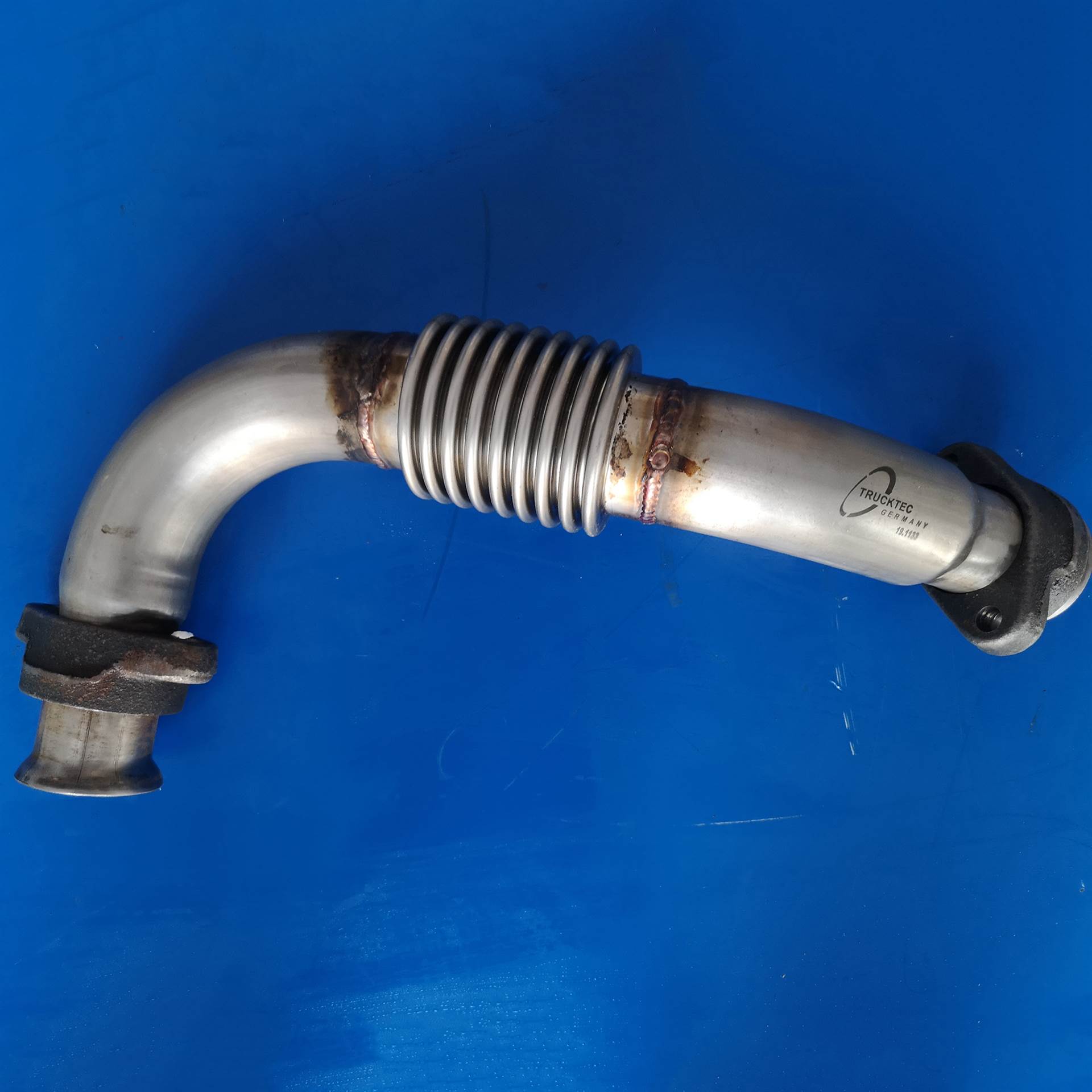 奔驰消防车排气管 发动机波纹排气筒 奔驰消防车原厂配件