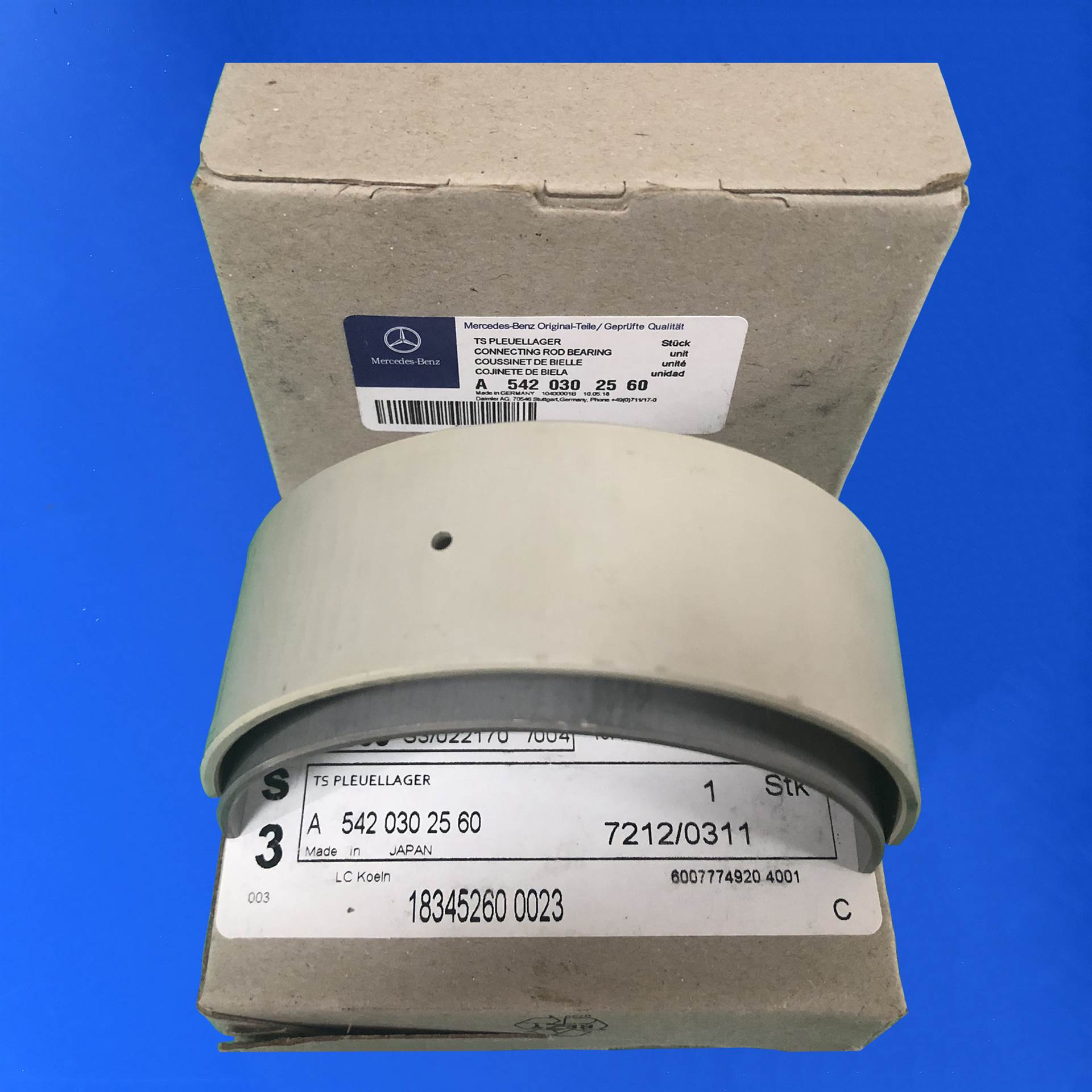 奔驰泵车连杆瓦 进口奔驰泵车配件 批发零售发动机配件