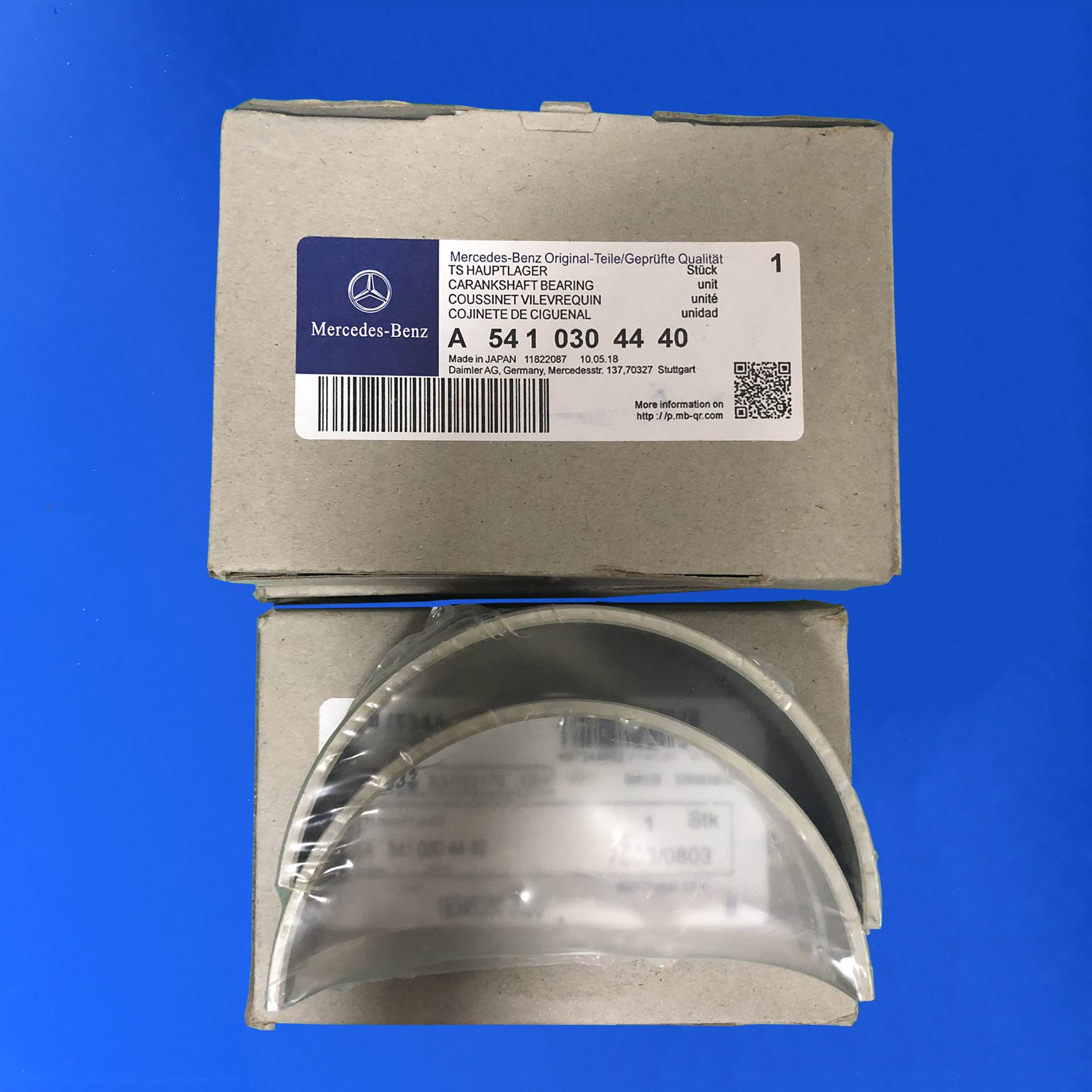 德国原厂奔驰卡车配件 奔驰卡车发动机曲轴瓦 奔驰卡车原厂配件