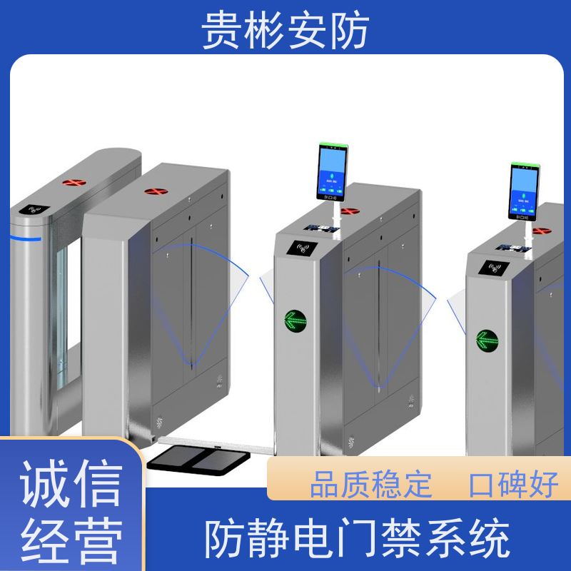 贵彬安防 工厂车间防静电闸机 单向/双向通行 应用范围广