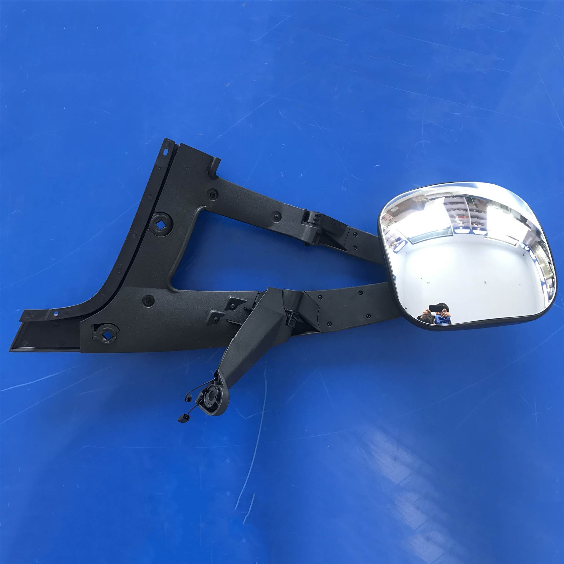 奔驰4141泵车配件 奔驰泵车照地镜照前镜子 奔驰原厂配件