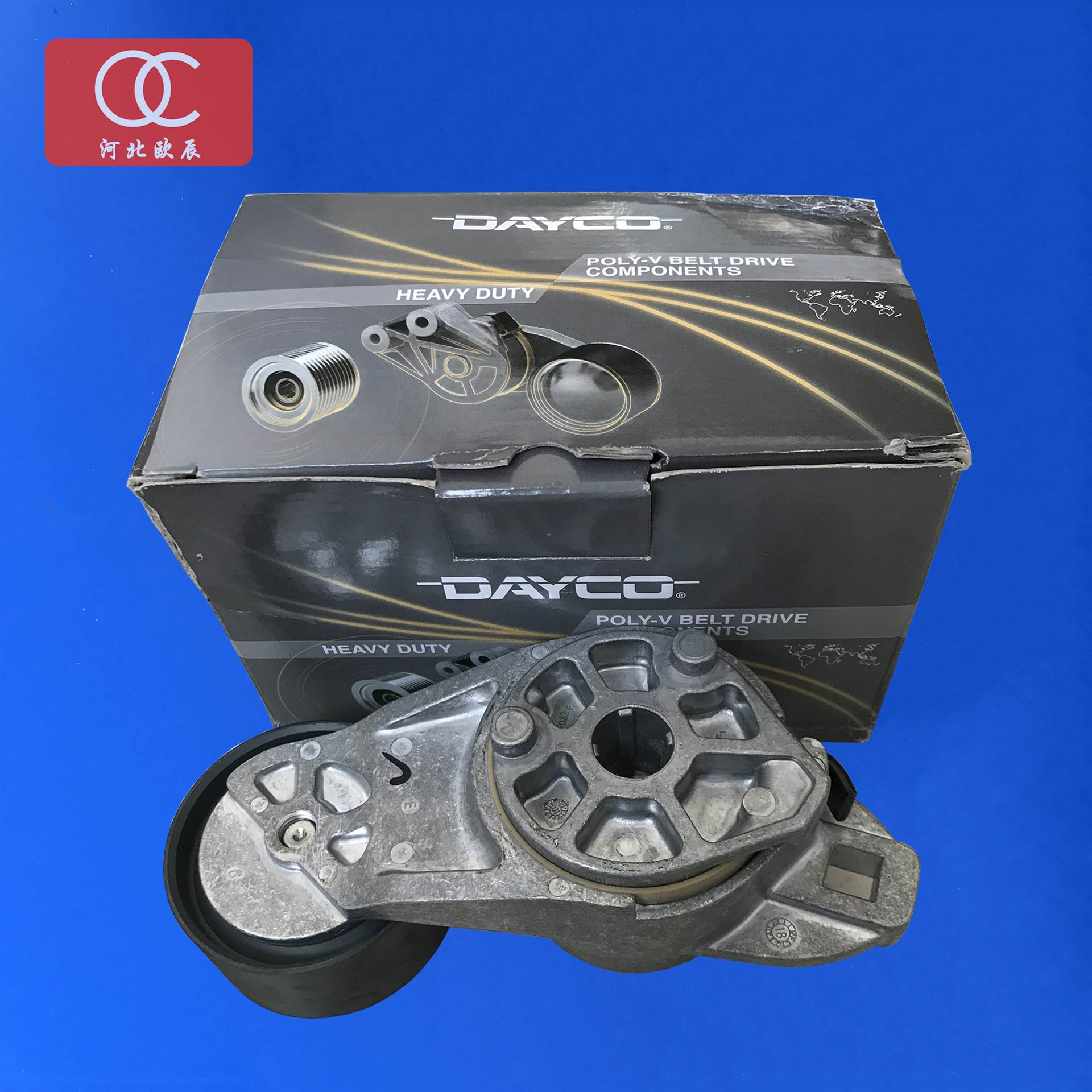 沃尔沃消防车配件 沃尔沃消防车皮带涨紧轮 沃尔沃发动机配件