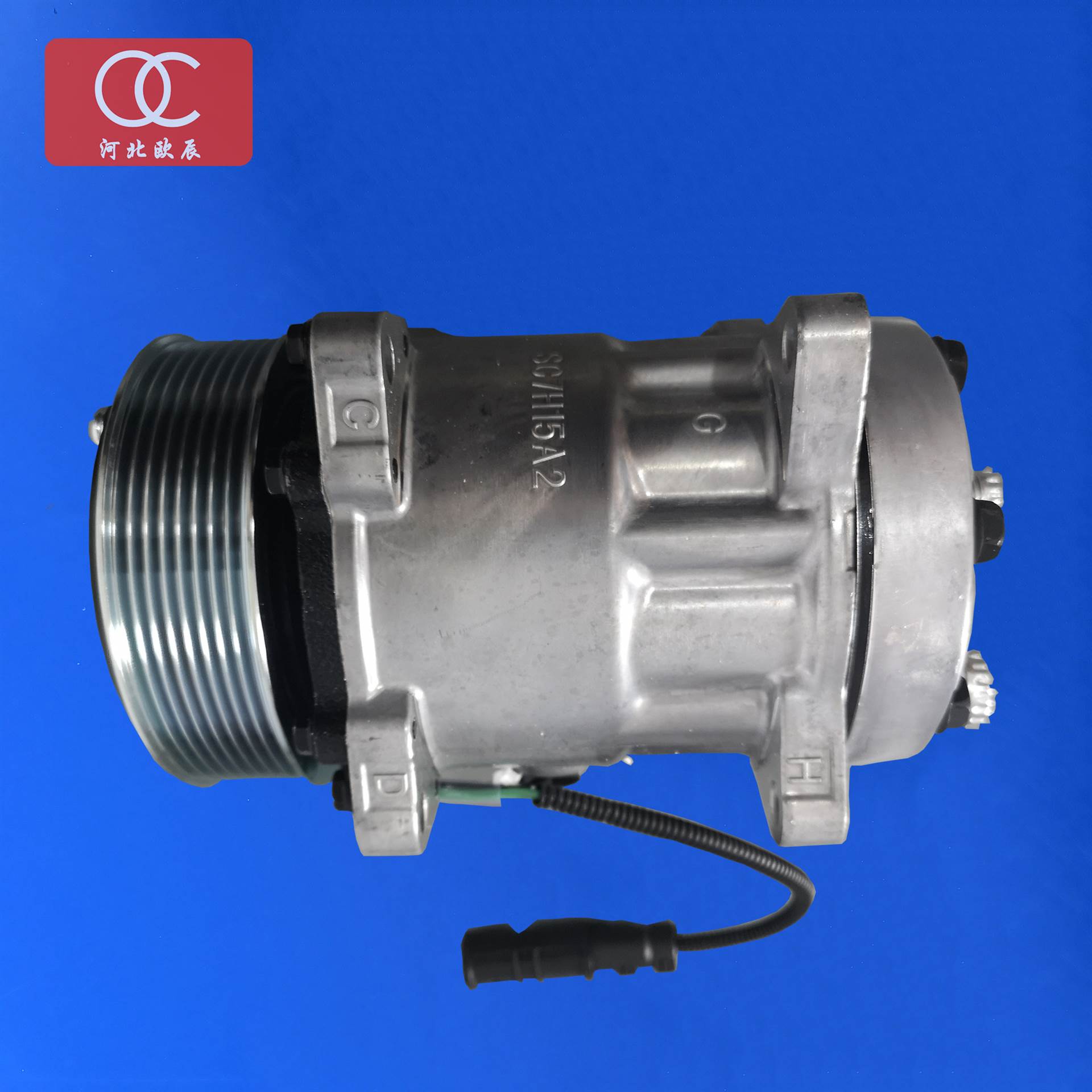 消防车配件 德国曼消防车空调压缩机 曼原厂配件 