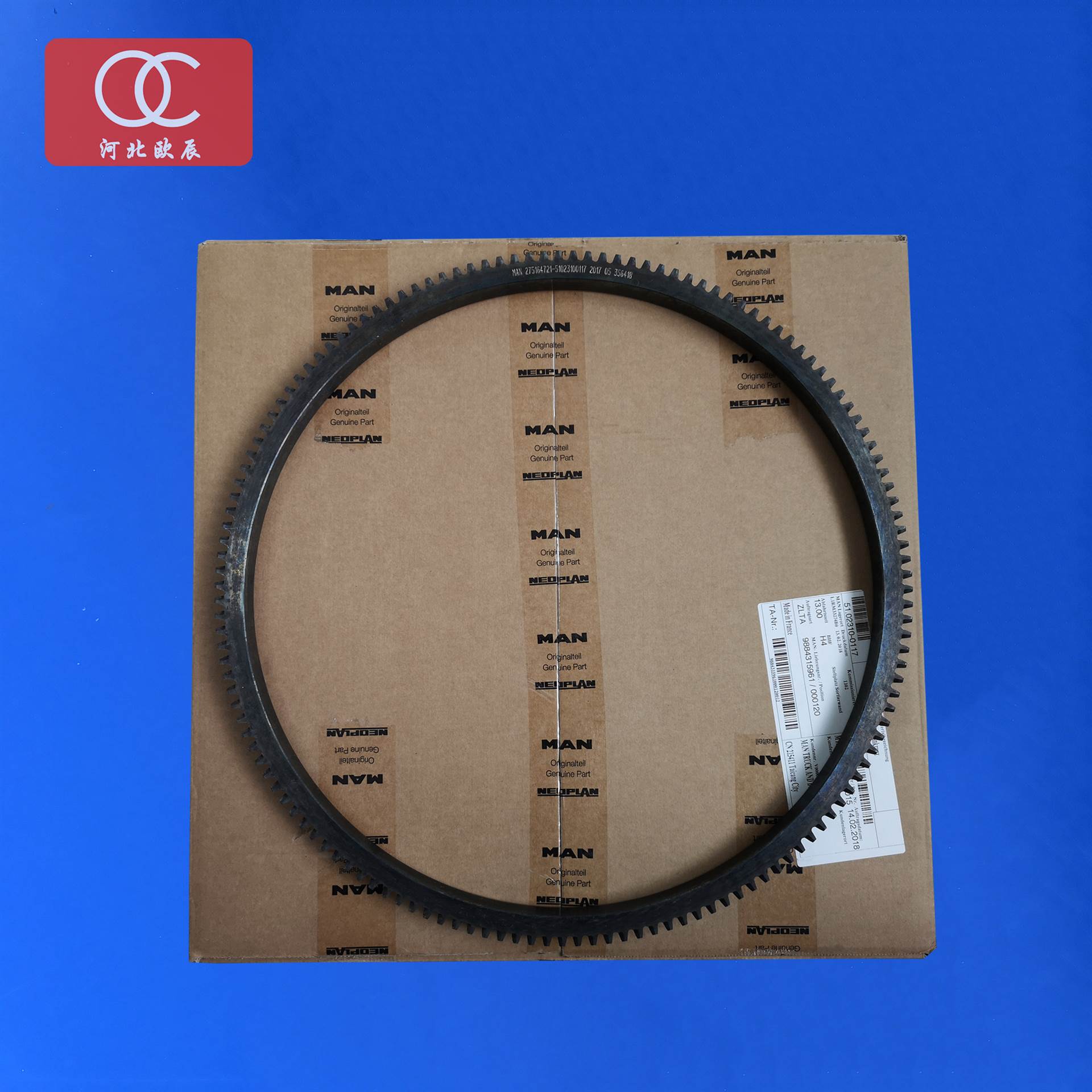 德国MAN卡车配件 MAN卡车飞轮齿圈 MAN原厂配件