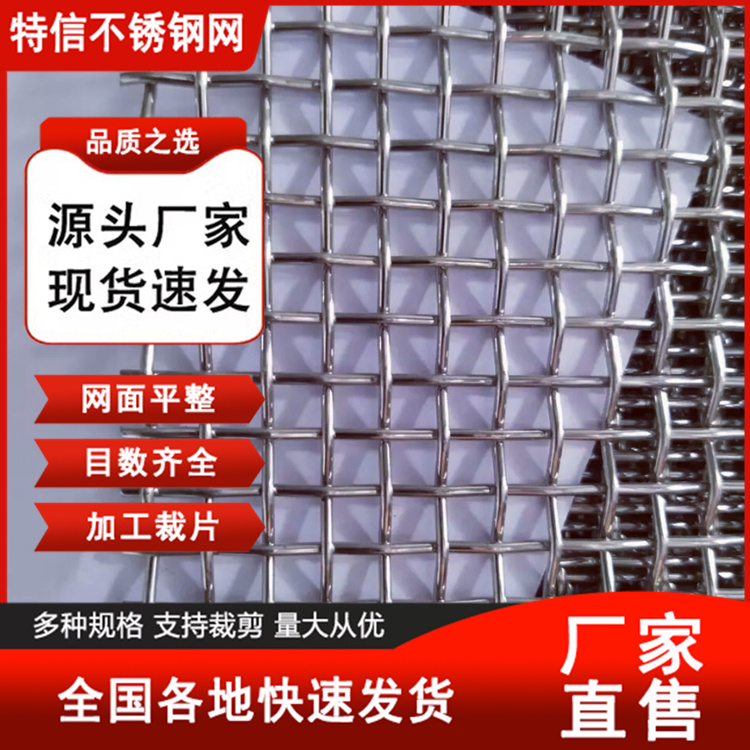 特信 标准国标 筛网10目 不锈钢平纹编织网 工业过滤网 全国批发