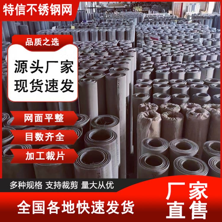 特信100目筛网目数 厂家定尺定做 不锈钢铁网 茶漏过滤网