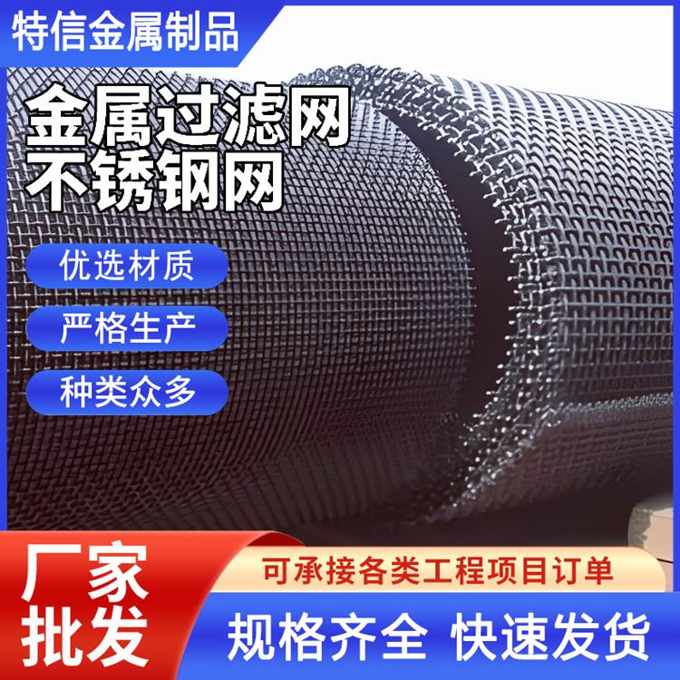 特信 不锈钢网厂家 全国可发货 200目筛网 不锈钢钢丝网 水池过滤网