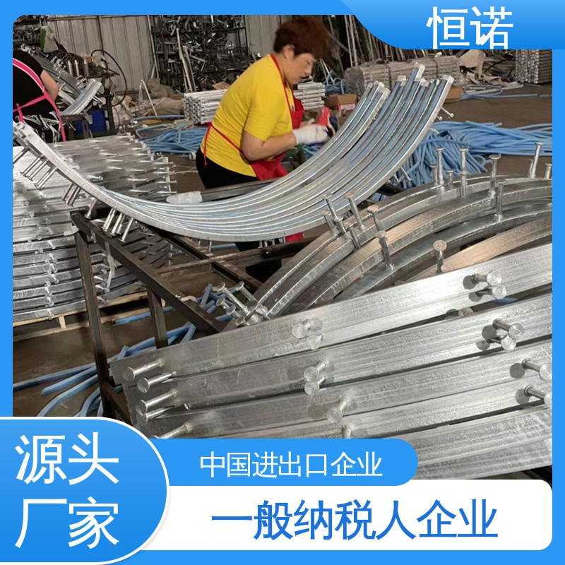 生产厂家 热镀锌弧形预埋槽道 坚固耐用 来图加工 恒诺