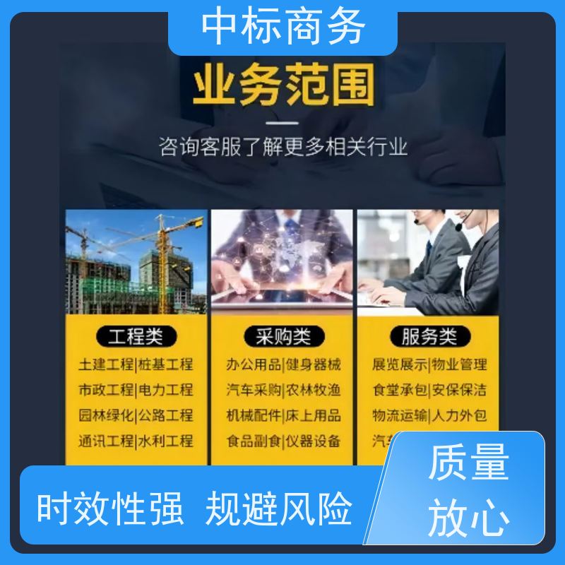 中标商务 成 都 代做招投标书公司 严谨性强 结构清晰 提高其竞争力
