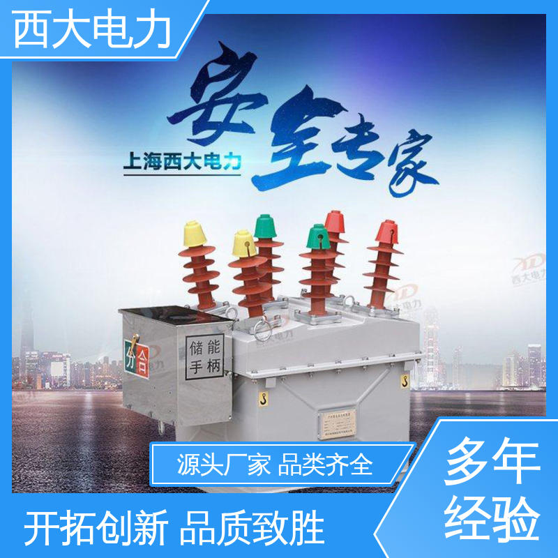 ZW8-12/630A 10KV户外高压真空断路器 轻巧耐用 安装灵活 西大电力