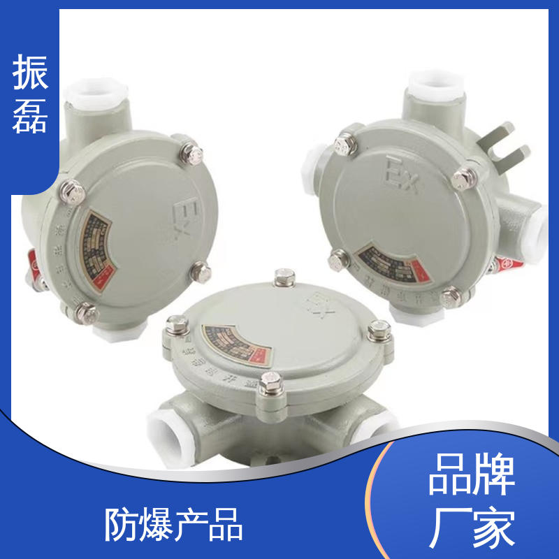 振磊 BHC AC 管螺纹可定制 防爆五通接线盒 防腐等级WF2