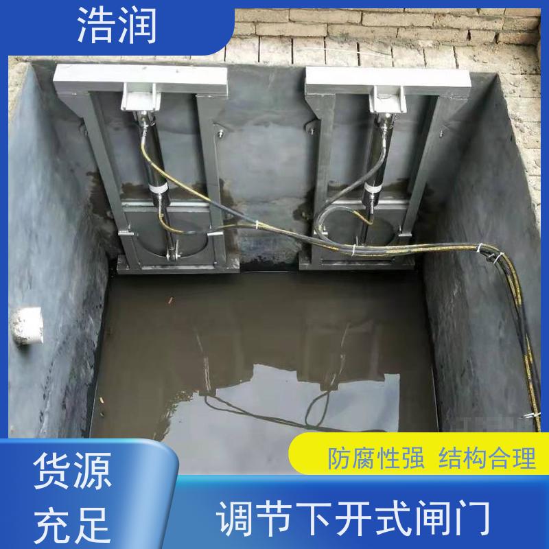 浩润 液动下开闸门 运行平稳 做工精细 供货及时