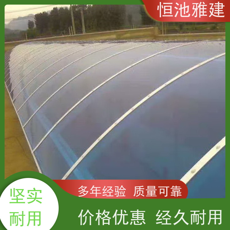 恒池雅建 钢化玻璃车棚 供应小区雨棚材料 实力厂家