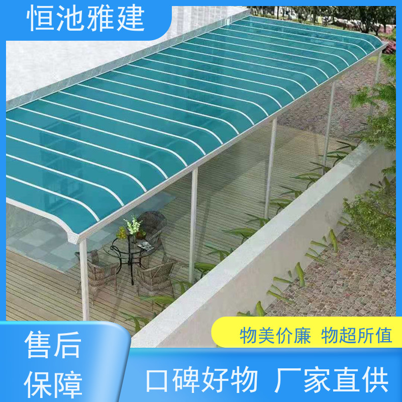 恒池雅建自行车棚材料施工一站式服务，抗风10级，抗震抗冲击