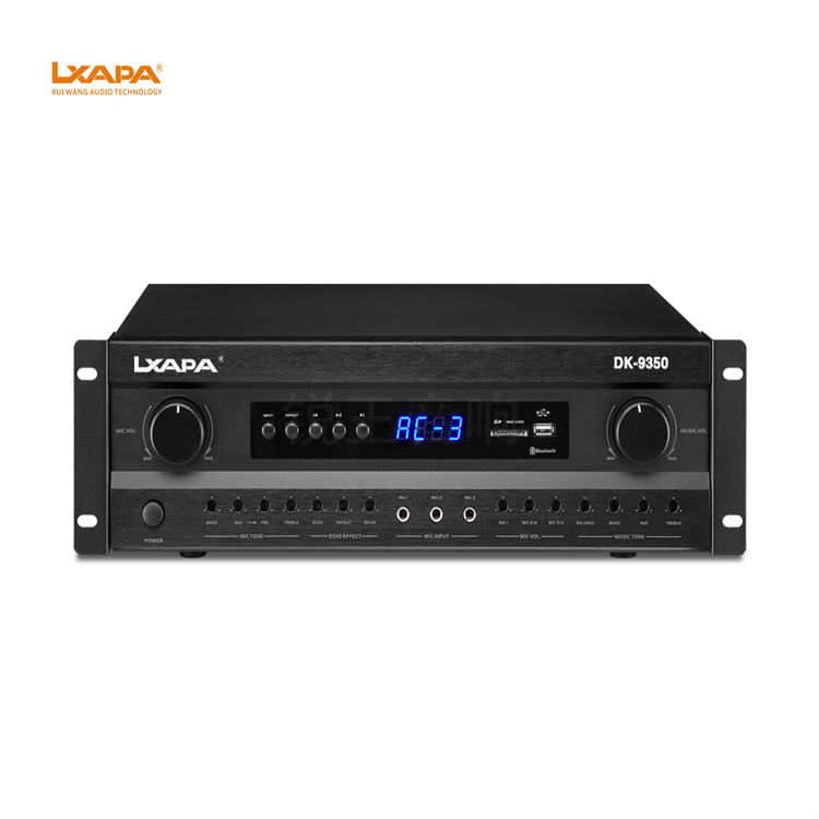 锐王LXAPA 智能会议室设备 MP3带遥-控六分区 KTV两通道功放